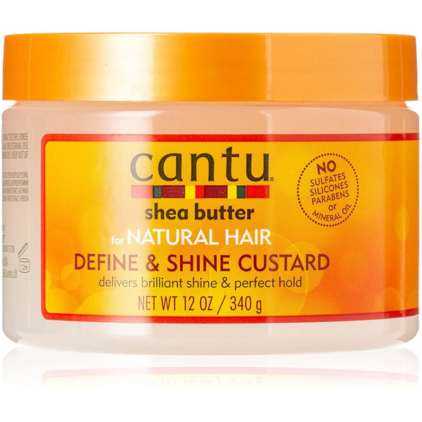 Cantu Define & Shine Custard Cream Curl Defining Moisturizer Shea Butter 340g