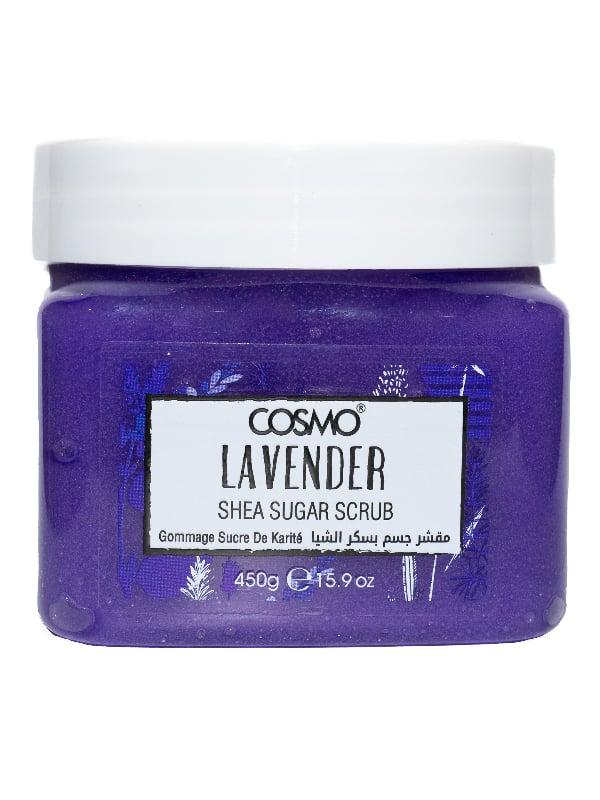 Cosmo Lavender & Shea Butter Sugar Scrub 450g