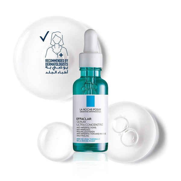 La Roche-Posay Effaclar Serum Liquid Exfoliating Salicylic Acid Niacinamide 30ml