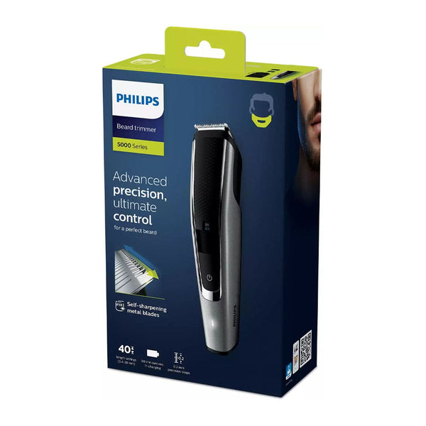 Philips Beard Trimmer Series 5000 BT5502/13 Self-Sharpening 40-Setting Waterproof Trimmer