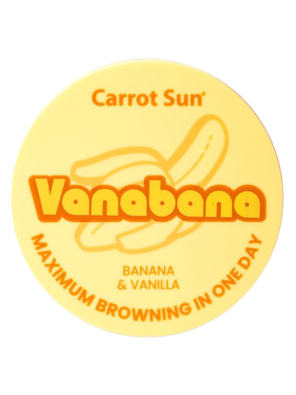Carrot Sun Banana & Vanilla Tanning Cream Hydrating Body Cream 350 ml