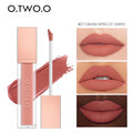 O.TWO.O Waterproof Matte Liquid Lipstick Vitamin E Shea Butter Cream Apricot Towny 5 g