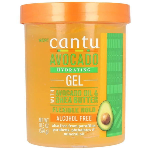 Cantu Avocado Hydrating Styling Gel Soft Hold Shea Butter 524g
