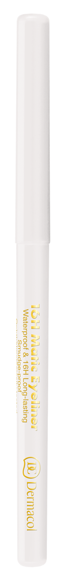 Dermacol 16h Matic Eyeliner Pencil Creamy White No. 1, Ophthalmologically Tested