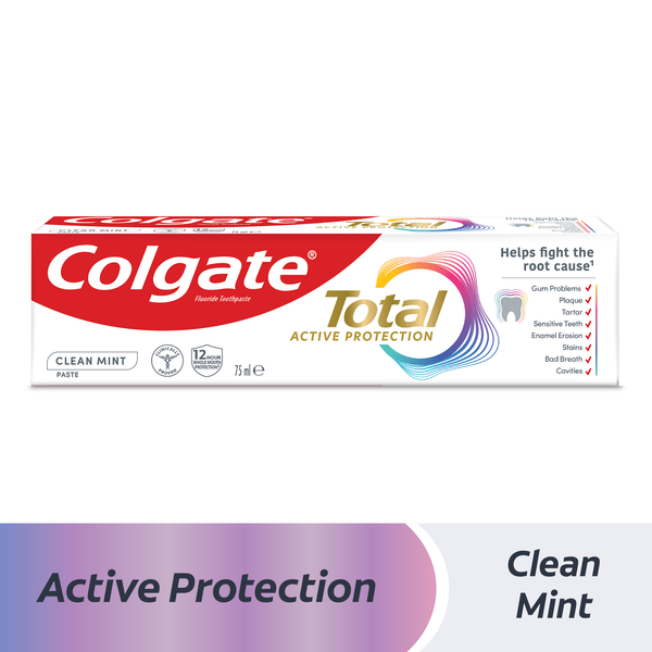 Colgate Total Active Protection Toothpaste Clean Mint Fluoride 1450 ppm 75 ml