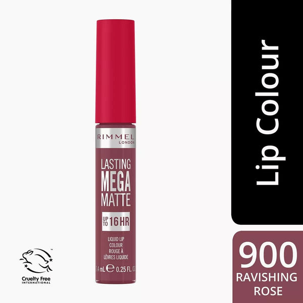 Rimmel Mega Matte Liquid Lipstick Cream Matte Ravishing Rose 900