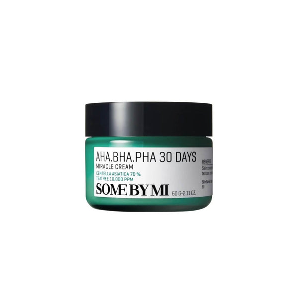 Some By Mi AHA BHA PHA 30 Days Miracle Cream, Centella Tea Tree, 60 g