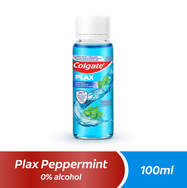 Colgate Plax Peppermint Alcohol-Free Mouthwash 100ml