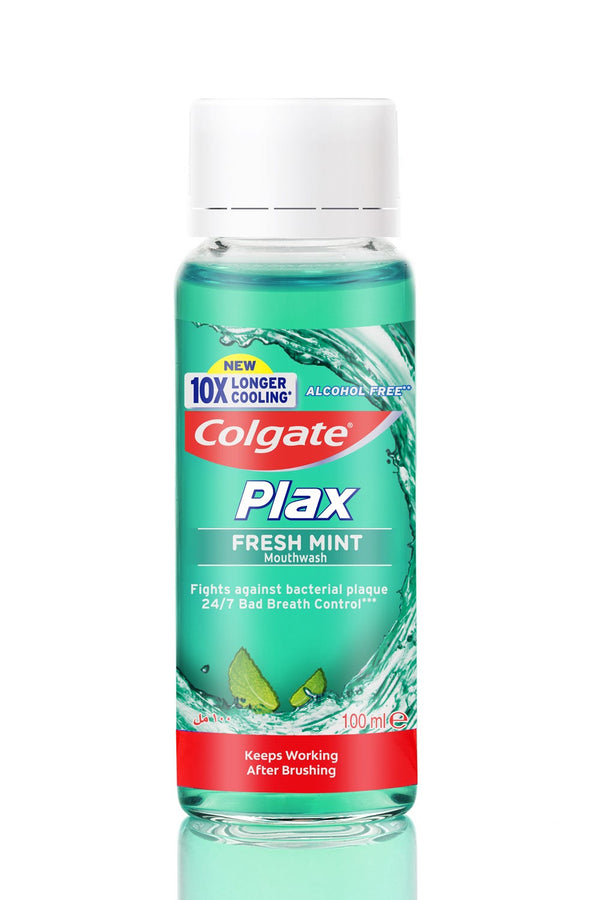 Colgate Plax Green Alcohol-Free Mouthwash with Menthol 100ml