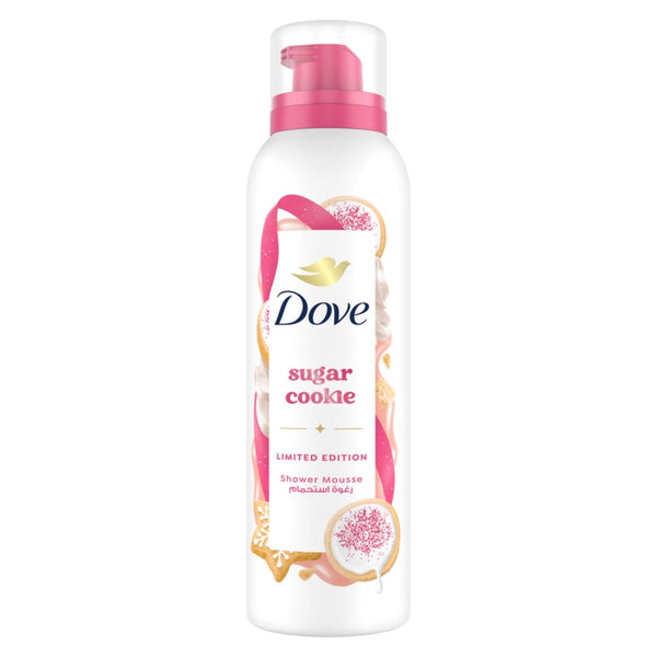 Dove Shower Mousse Sugar Cookie Scent Moisturizing Body Wash 200 ml