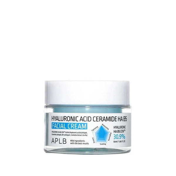 APLB Hyaluronic Acid Ceramide Vitamin B5 Hydrating Face Cream 55 ml