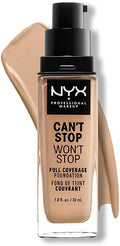 NYX Professional Makeup Can't Stop Won't Stop Full Coverage Foundation True Beige 08