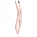 Parsa Beauty Eyebrow Tweezers Curved Slanted Pink