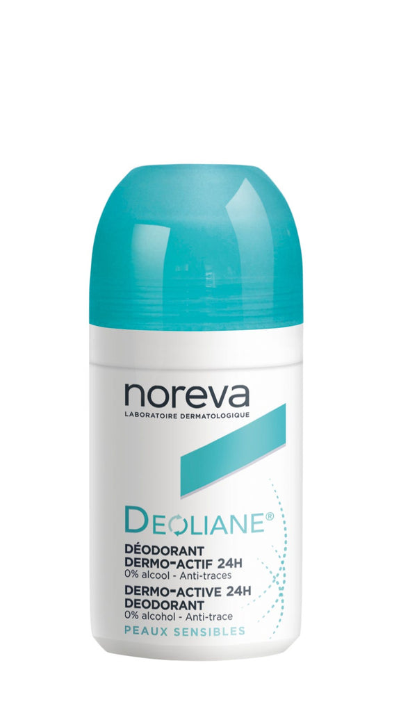 Noreva Deoliane Roll-On Deodorant 24H Moisture-Absorbing Sensitive Skin 50 mL