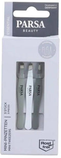 Parsa Mini Tweezers Angled Pointed and Straight Shapes