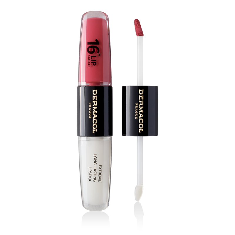 Dermacol 16h Longlasting 2in1 Lip Colour and Gloss Liquid Lipstick No. 16