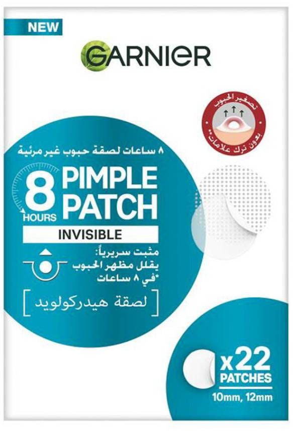 Garnier SkinActive Fast Clear Invisible Hydrocolloid Pimple Patches, 22 Count