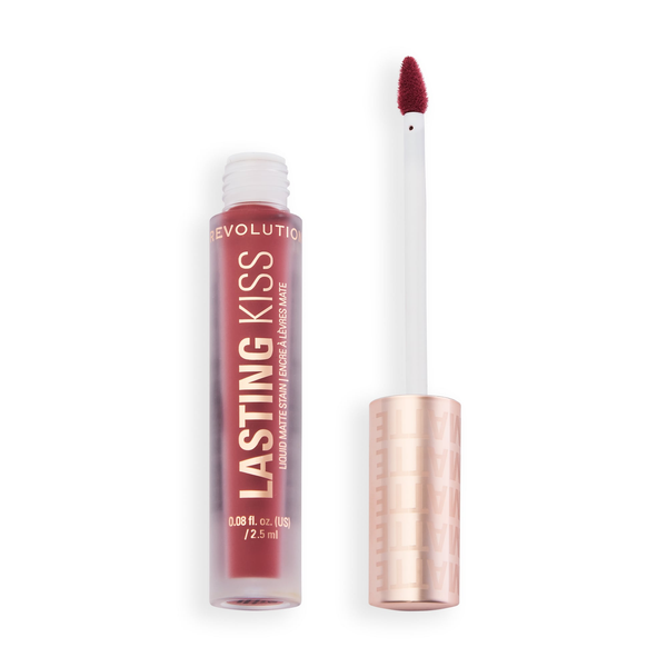 Revolution Lasting Kiss Liquid Lipstick Matte Plum Pink