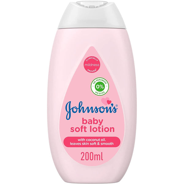 Johnson's Baby Soft Lotion Coconut Oil Moisturizing Formula 200ml