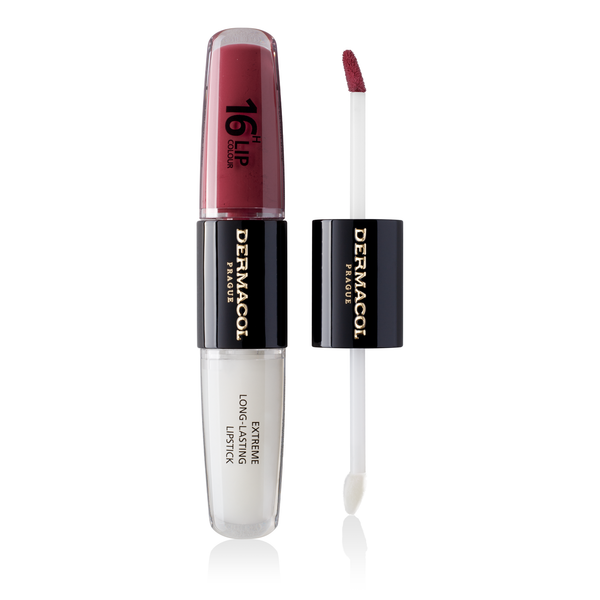 Dermacol 16h Longlasting 2in1 Liquid Lip Colour and Gloss No. 28