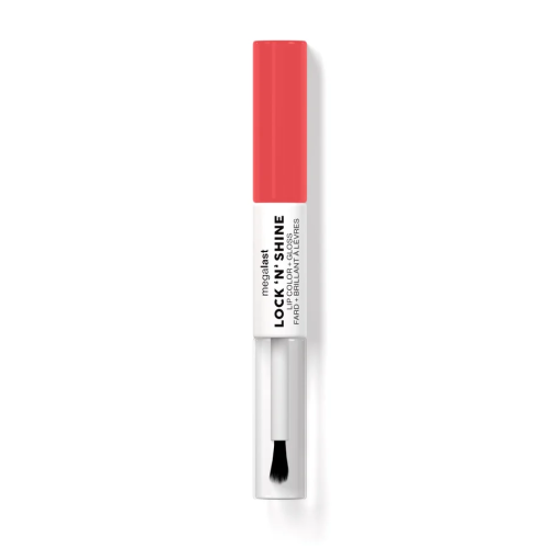 Wet n Wild Mega Last Lock N Shine Lip Color and Gloss, Shining Hybiscus