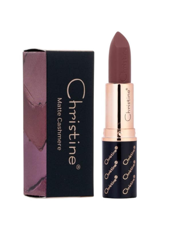 Christine Berry 2 Cashmere Lipstick Velvety Matte Shea Butter CH019-N