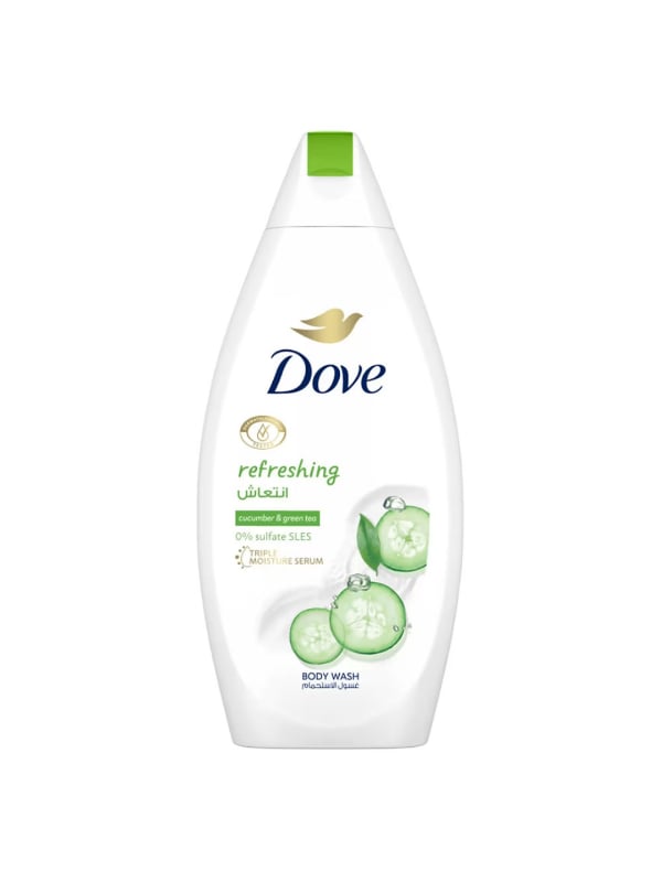 Dove Cucumber & Green Tea Body Wash Triple Moisture Serum 750ml
