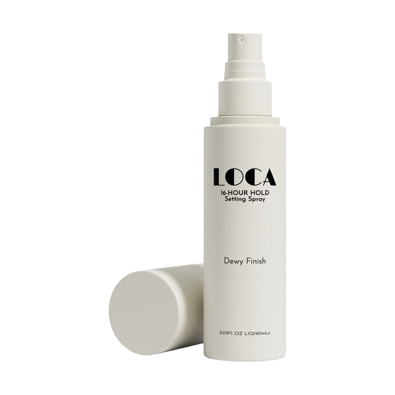 Loca Setting Spray Dewy Finish Hydrating Agents Long-Lasting Makeup Hold