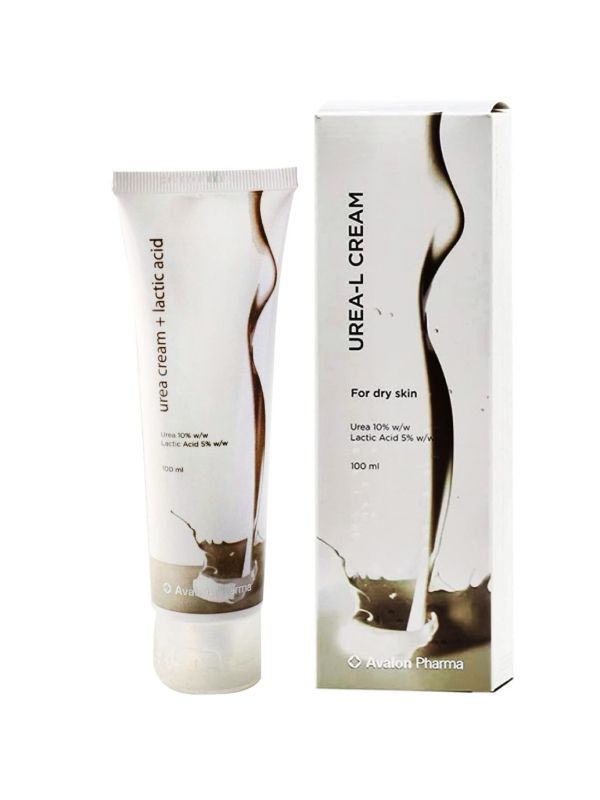 Avalon Pharma Urea Moisturizing Cream with Lactic Acid for Dry Skin, 100 ml