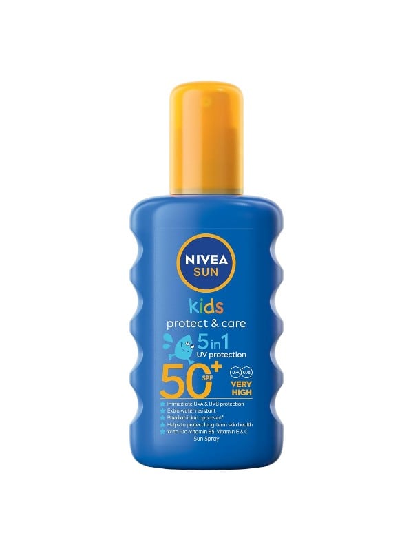 NIVEA Sun Kids Care & Protection Sunscreen Spray SPF50 200ml