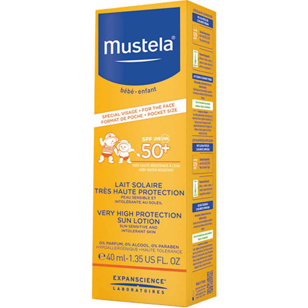 Mustela Very High Protection Sun Lotion SPF 50+ Avocado Perseose 40 ml