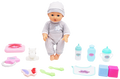 Hello Sweet Baby 12-Inch Baby Doll Feed and Care Play Set with Accessories