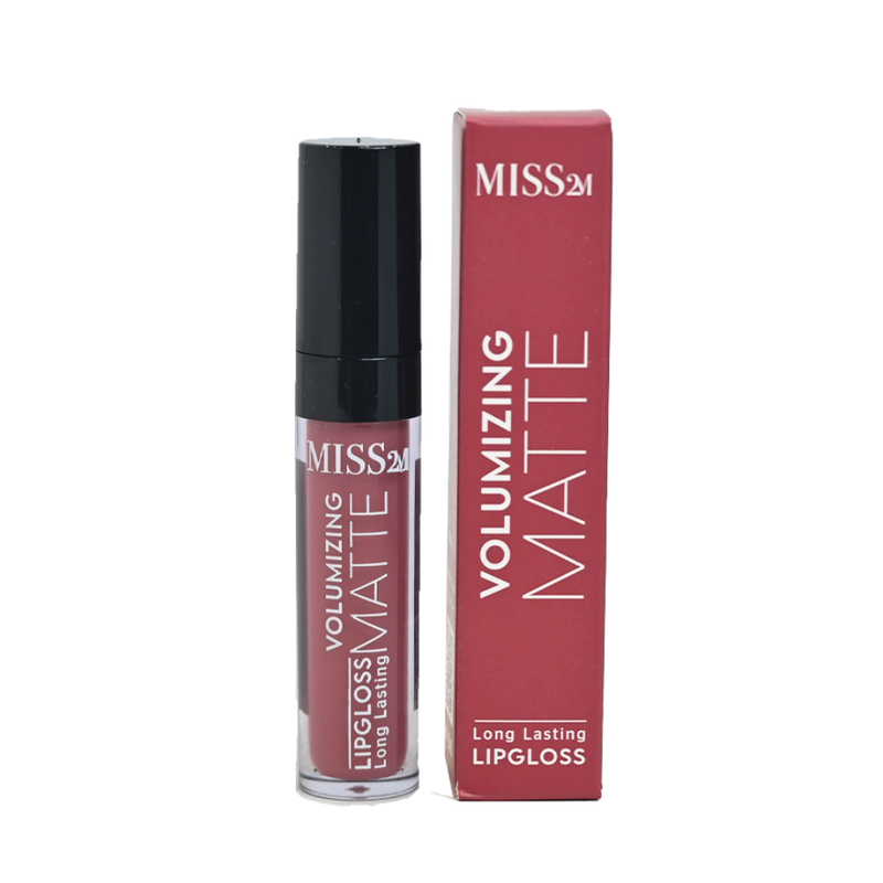 Miss 2M Volumizing Matte Lip Gloss 125 Long-Lasting Rich Color