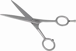 Parsa Hair Scissors Finger Hook Stainless Steel Precision Shears