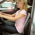 Sissel DorsaBack Car Gray Ergonomic Full Back Support Cushion Adjustable Strap 52 x 36 cm