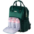 Sunveno Corduroy Diaper Bag Backpack and Handbag, Green