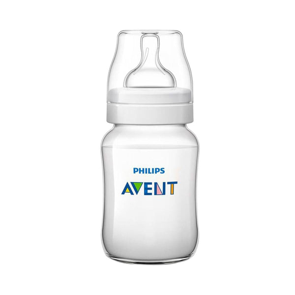 Philips Avent Classic Plus Anti-Colic Baby Bottle with Soft Silicone Teat and Slow Flow Nipple