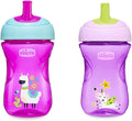 Chicco Advanced Cup Girl Pack Straw Drinking Cup with Removable Valve