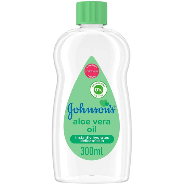 Johnson's Baby Oil Aloe Vera Moisturizing Oil 300 ml