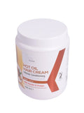 Spa System Cream Bath Oil Hair Cream with Argan Oil, 1000 ml