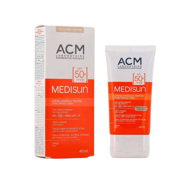 ACM Medisun Tinted Sunscreen Cream SPF 50 UVA UVB 40 mL