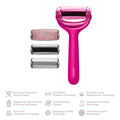 GESKE Microneedle Face and Body Roller 9-in-1 Magenta