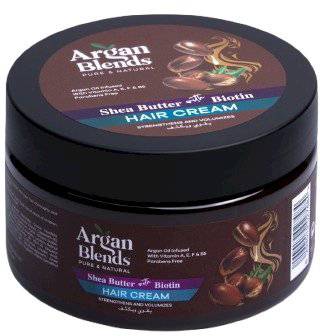Argan Blends Hair Cream Shea Butter Biotin Moroccan Argan Oil 200 ml
