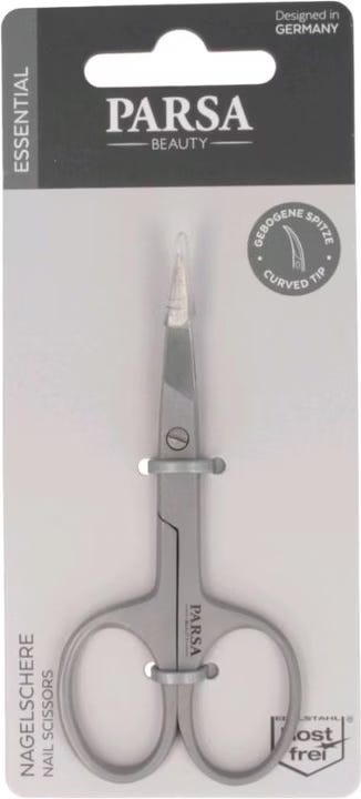 Parsa Curved Nail Scissors for Precise Nail Edge Cutting
