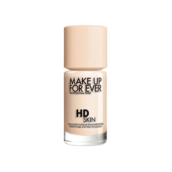 Make Up For Ever HD Skin Foundation Liquid Natural Matte Finish Shade 1N00