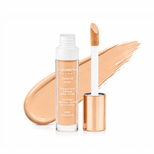 Calorena Secret Flawless Filter Artist Concealer Caramel 06 Lightweight Waterproof Coverage