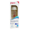 Pigeon Plastic Feeding Bottle White Cap Standard Neck Peristaltic Nipple