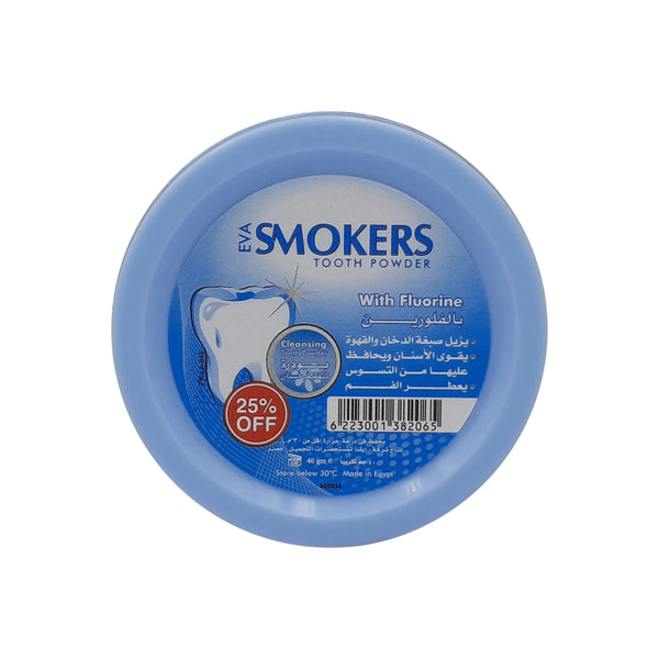 Eva Smokers Fluoride Tooth Powder