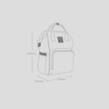 Sunveno Diaper Bag Backpack and Handbag with USB Port, Nova Blue