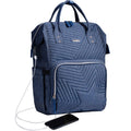 Sunveno Diaper Bag Backpack and Handbag with USB Port, Nova Blue